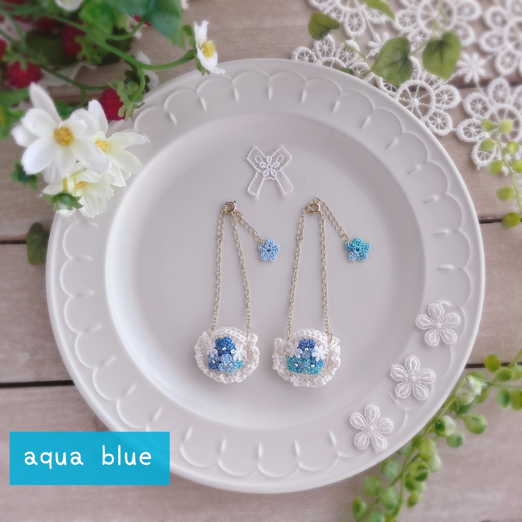 🌸お花のリバーシブルポシェット🌸