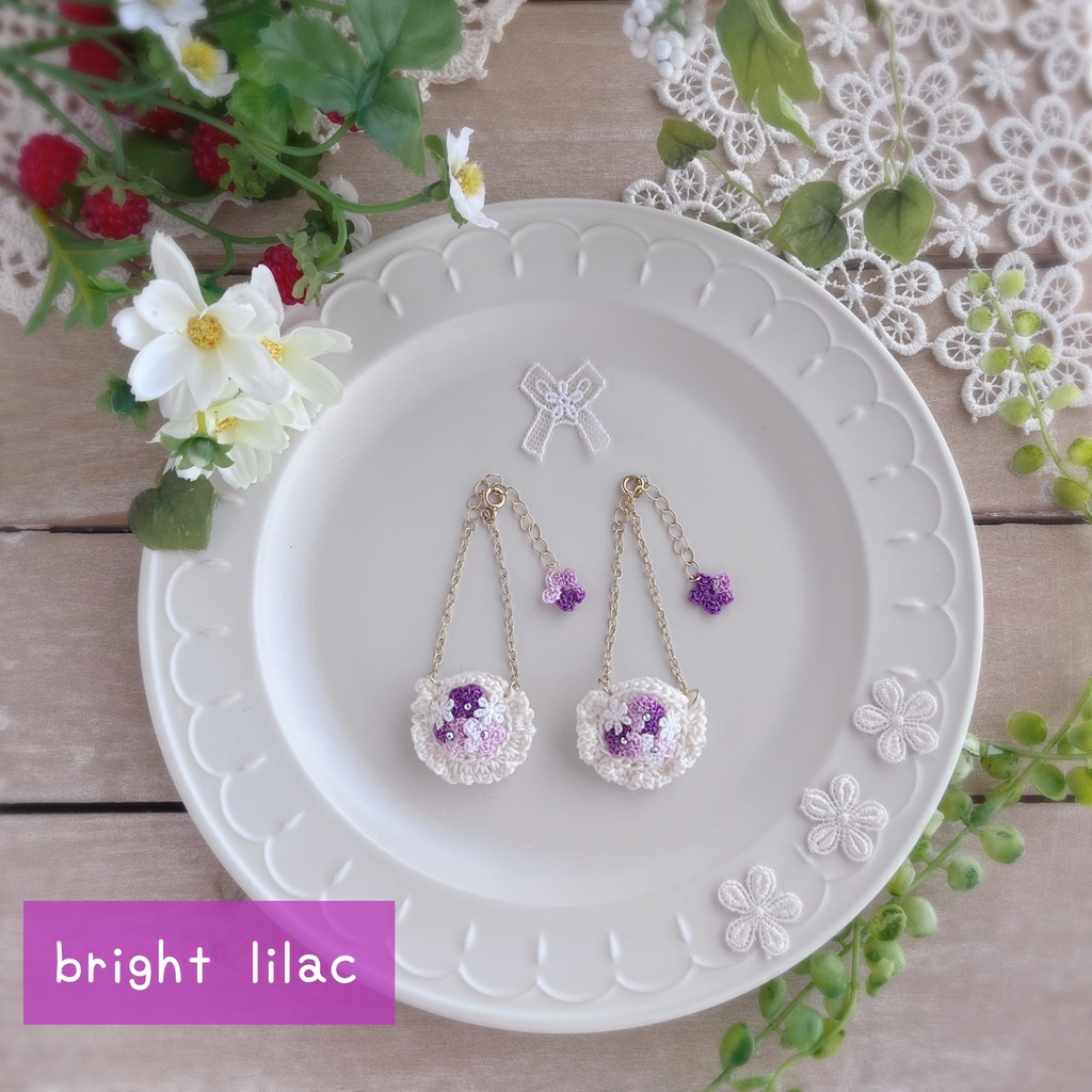 🌸お花のリバーシブルポシェット🌸