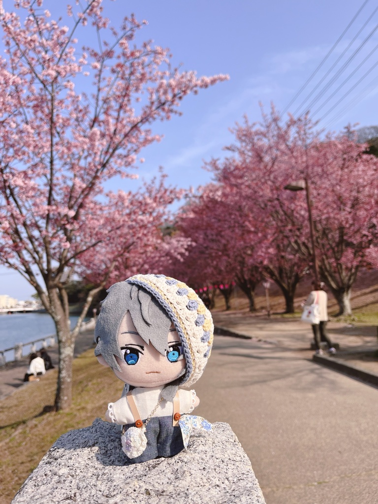 🌸お花のリバーシブルポシェット🌸