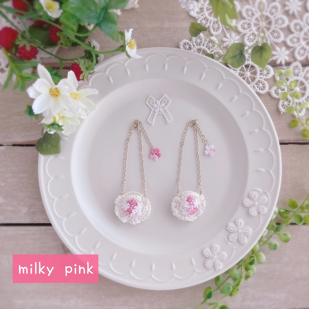 🌸お花のリバーシブルポシェット🌸