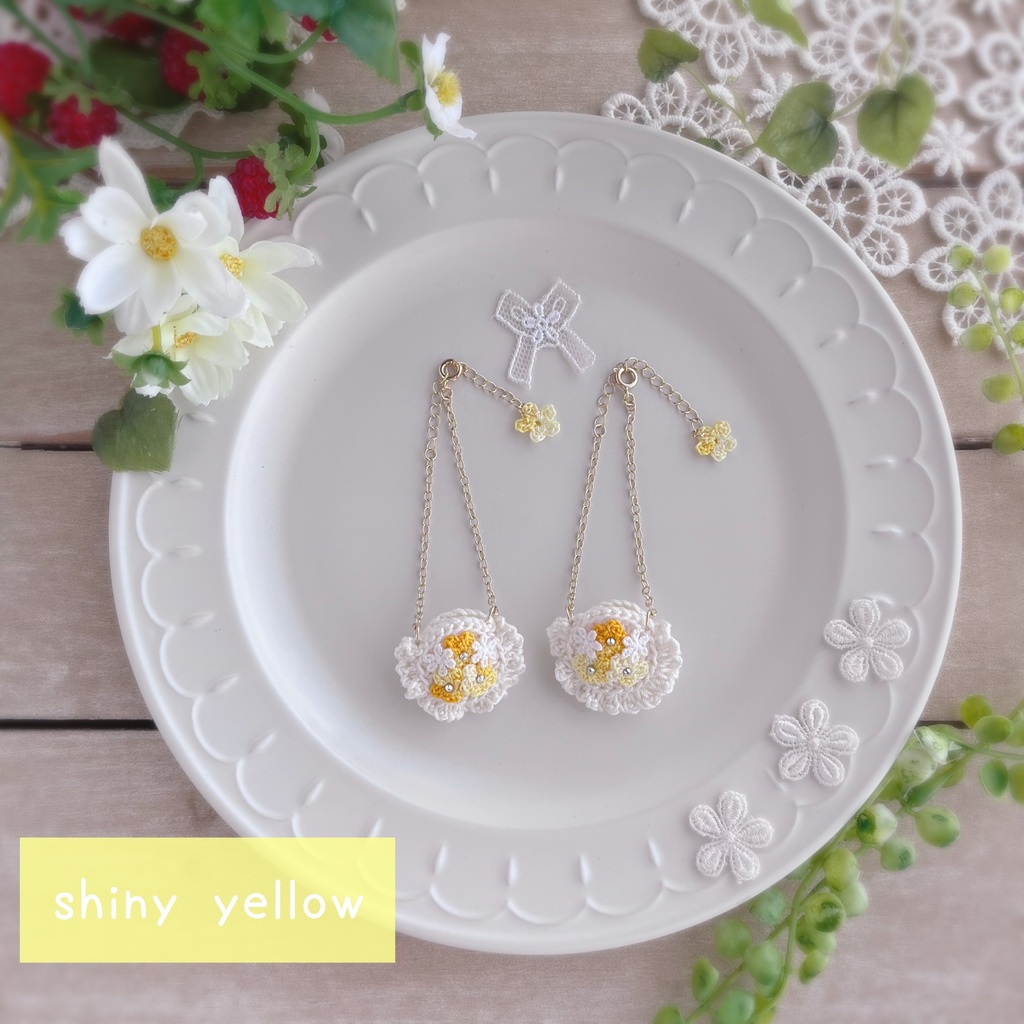 🌸お花のリバーシブルポシェット🌸