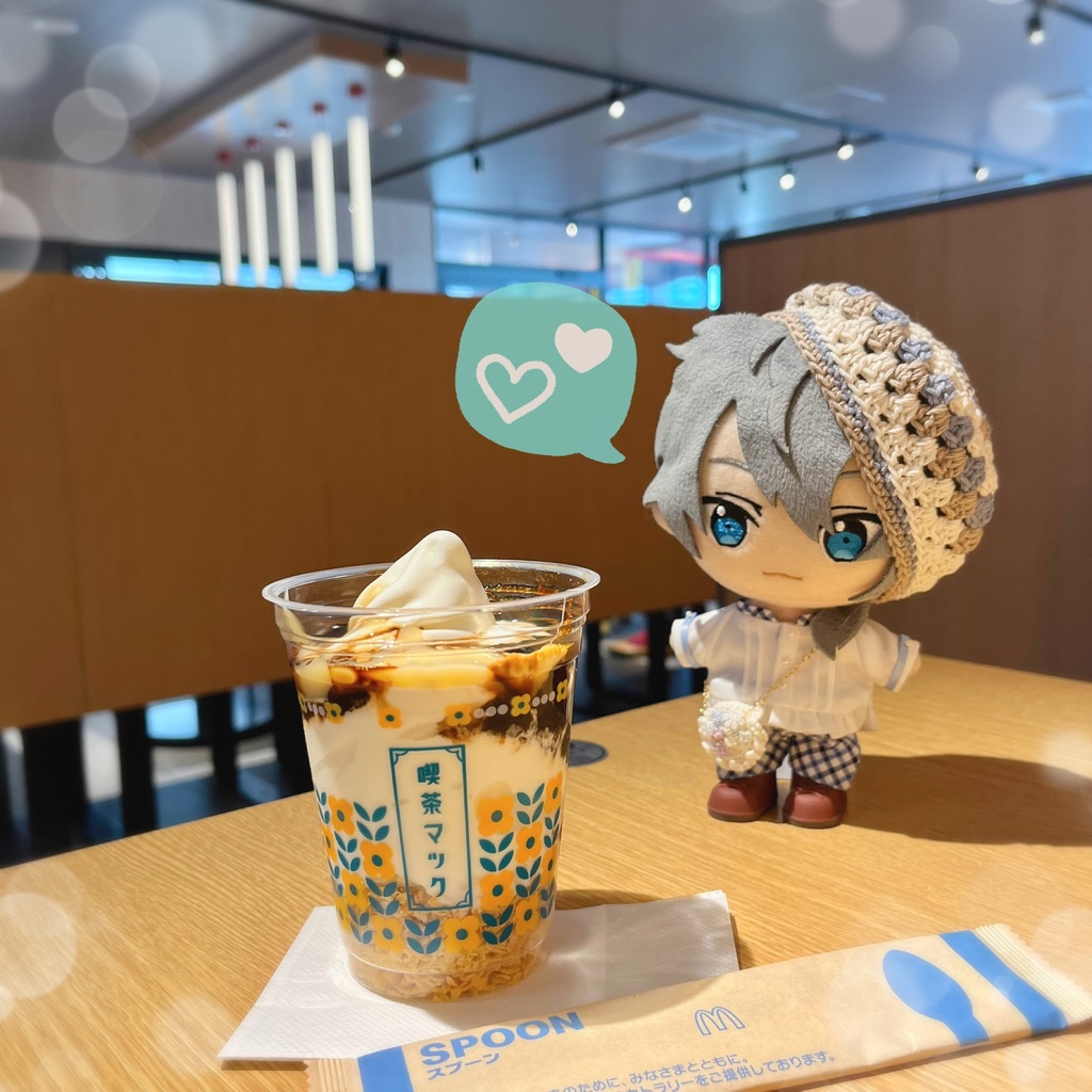 🍀 ぬいちゃん用ベレー帽 🍀