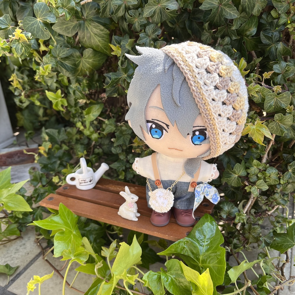🍀 ぬいちゃん用ベレー帽 🍀