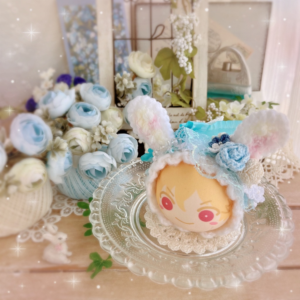 🩵おまんじゅう 着ぐるみ something blue bouquet🩵
