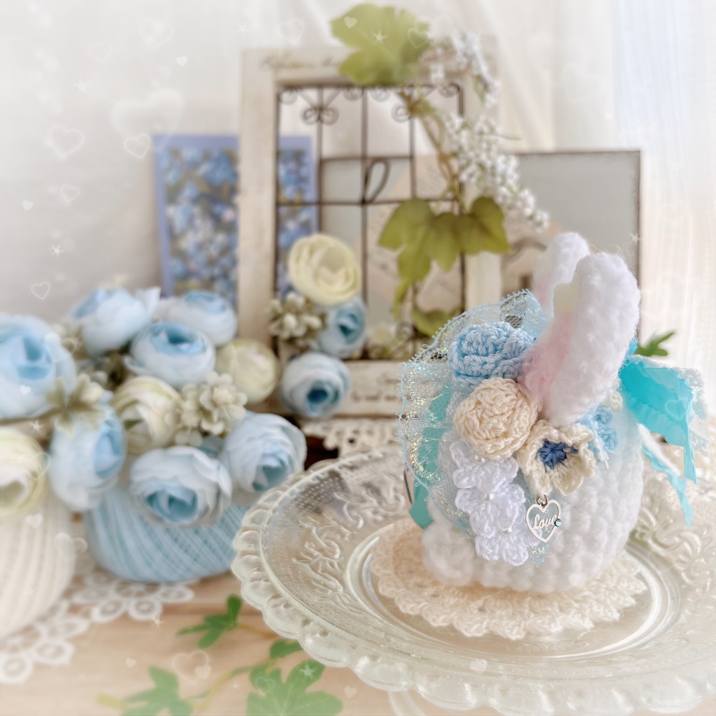 🩵おまんじゅう 着ぐるみ something blue bouquet🩵