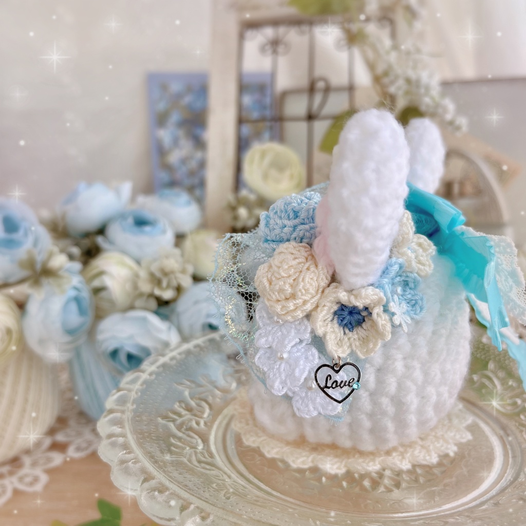 🩵おまんじゅう 着ぐるみ something blue bouquet🩵