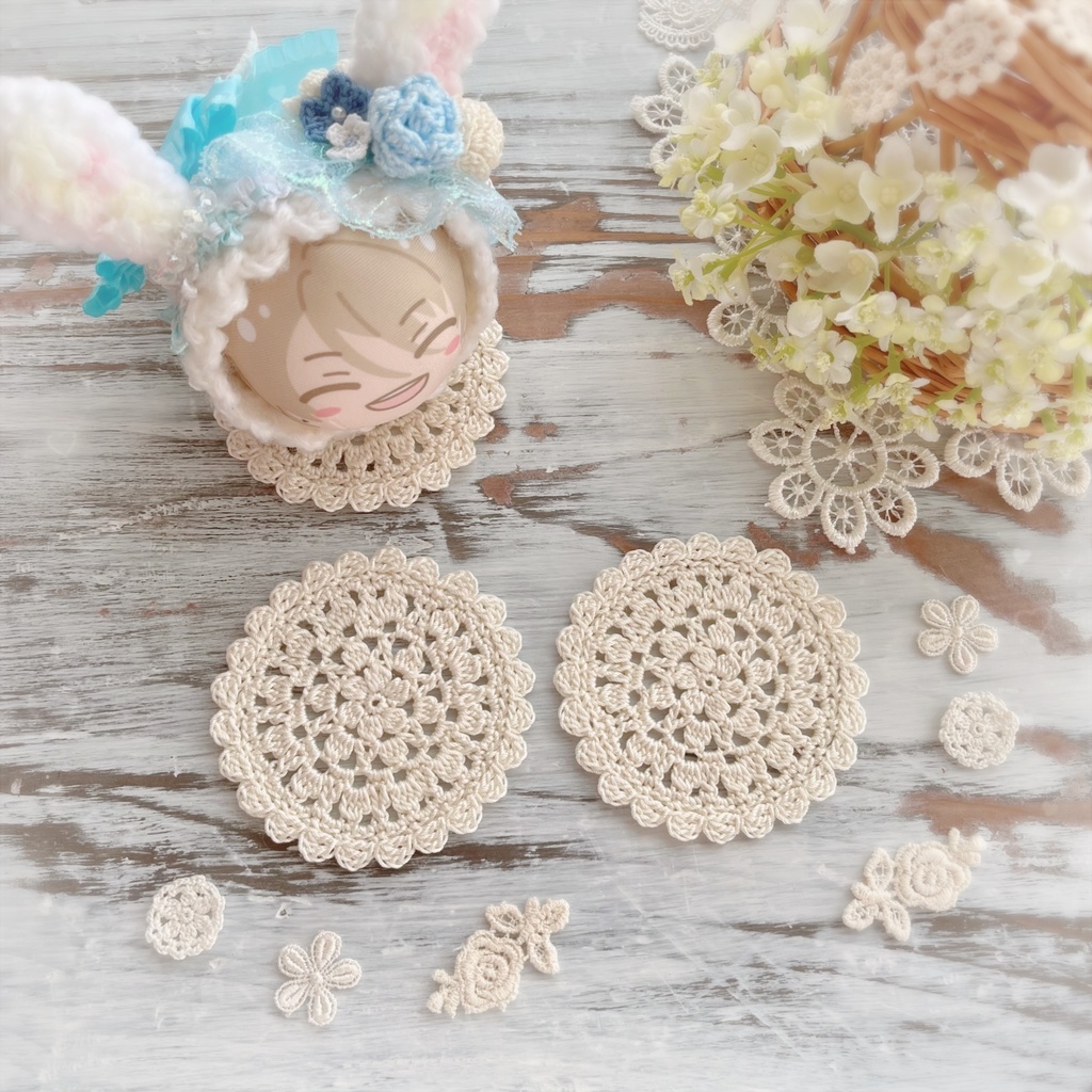 🩵おまんじゅう 着ぐるみ something blue bouquet🩵