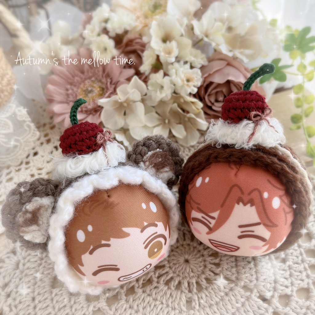 🤎🍒 おまんじゅう着ぐるみ ダークチェリーの秋色着ぐるみ 🍒🤎