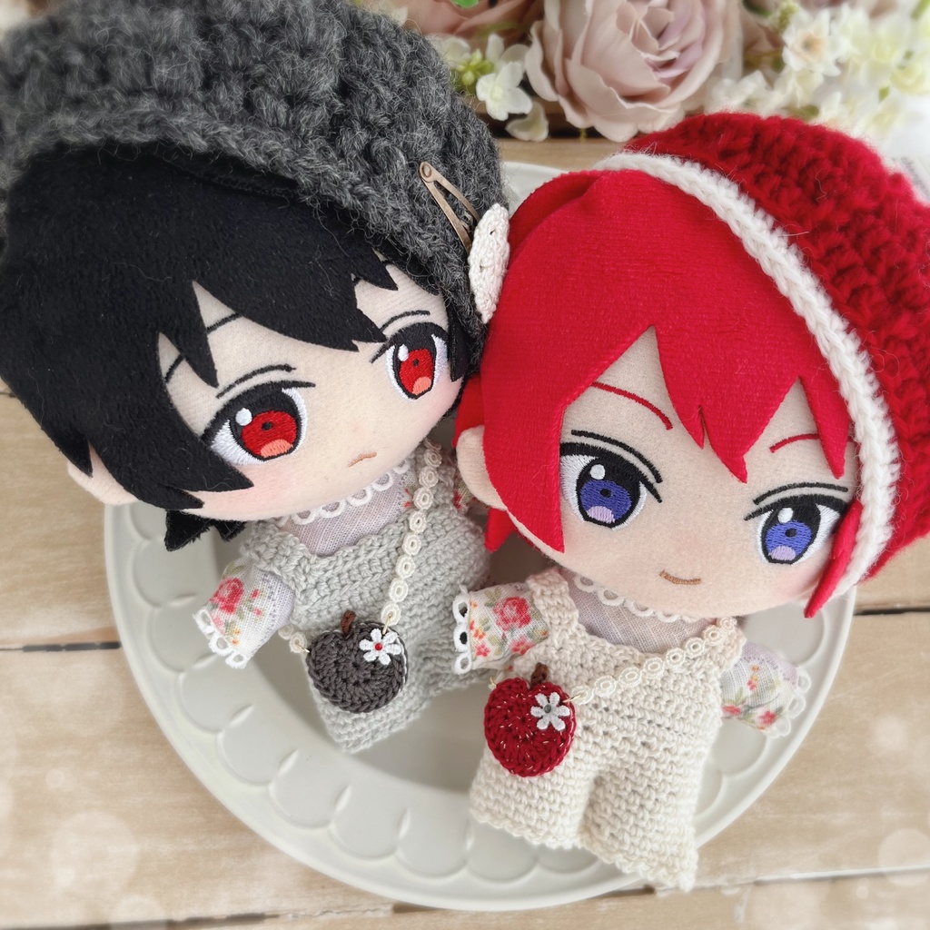 🖤🍎小悪魔りんごのリバーシブルポシェット🍎♥️