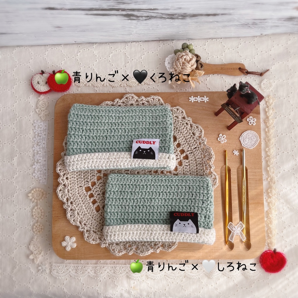 🐈⬛ぬいちゃん用ねこ耳帽子🐈⬛