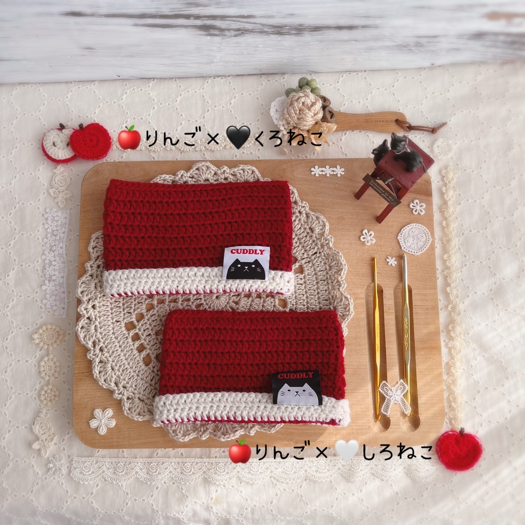 🐈⬛ぬいちゃん用ねこ耳帽子🐈⬛