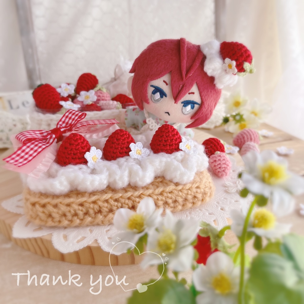🍓クリームたっぷりのバターサンド風いちごのケーキ🍓
