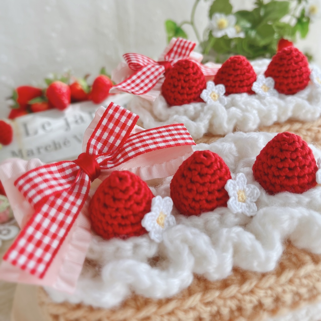 🍓クリームたっぷりのバターサンド風いちごのケーキ🍓