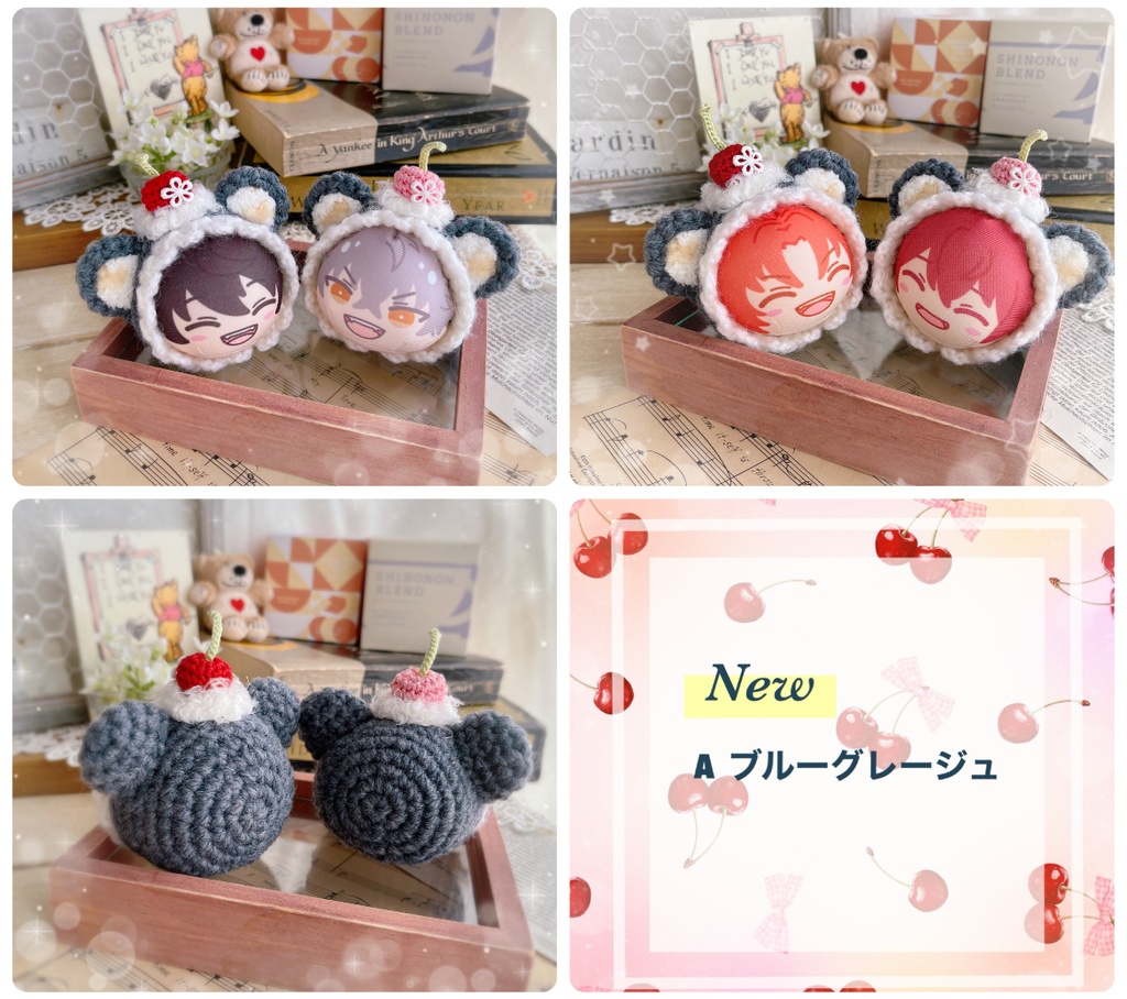 🐻🍒おまんじゅう着ぐるみ さくらんぼくまさん🍒🐻