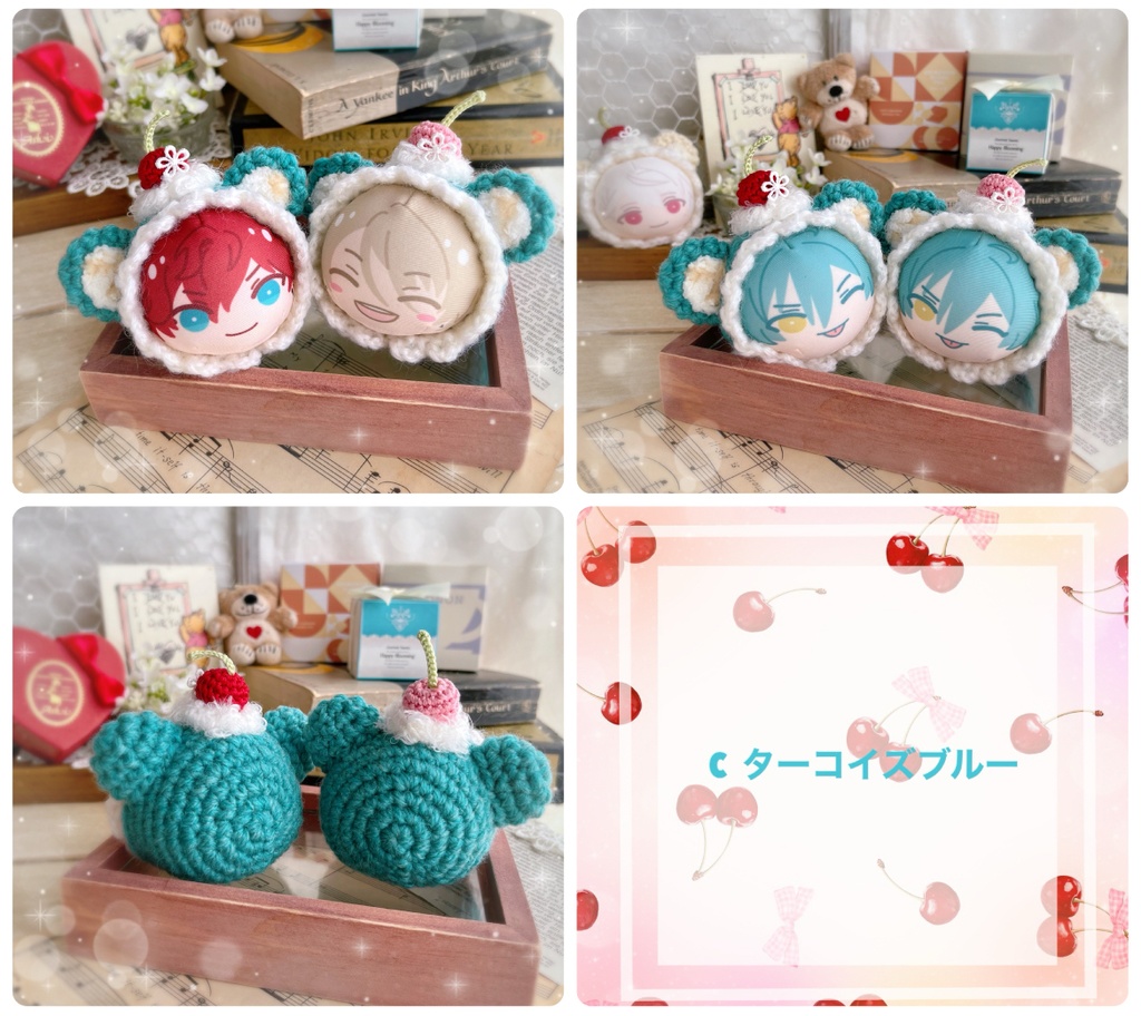 🐻🍒おまんじゅう着ぐるみ さくらんぼくまさん🍒🐻