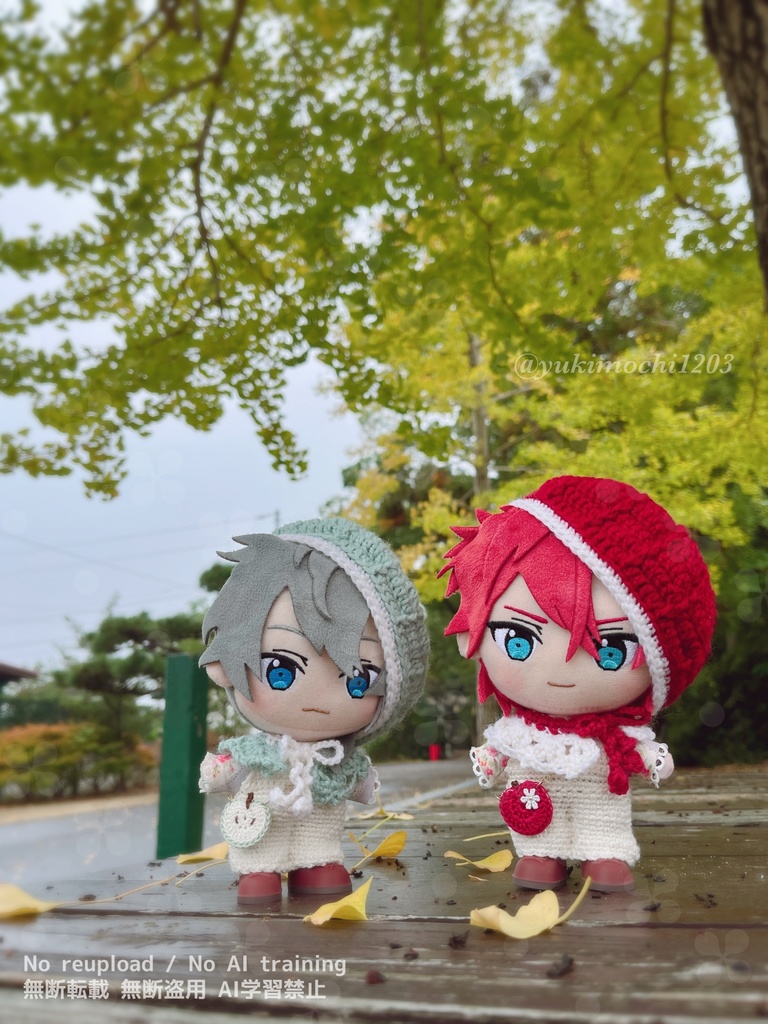 🍎ぬいぐるみ用りんごのベレー帽🍎