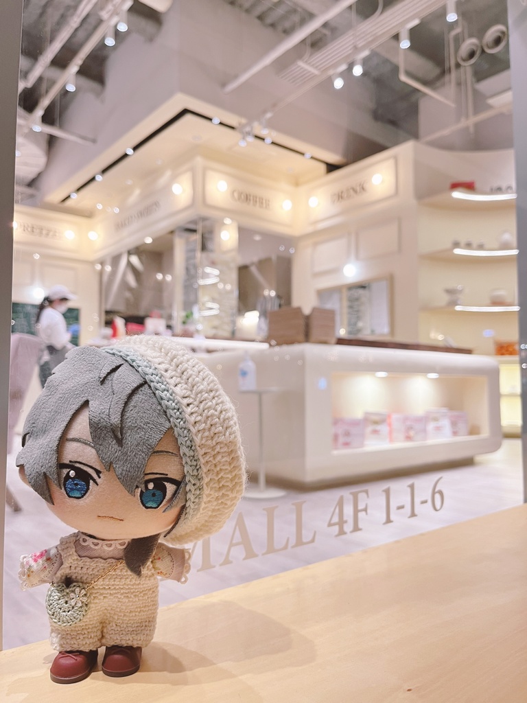 *ぬいぐるみ用半分りんごのベレー帽*