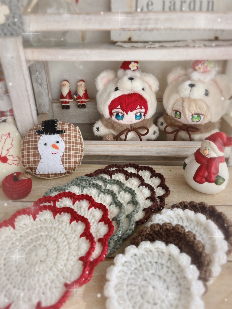 ❄️ウールのドイリー❄️