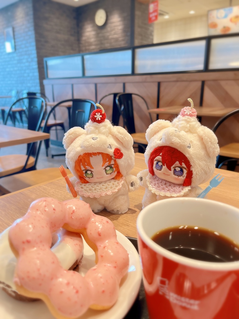 採れたてさくらんぼのブローチ🍒