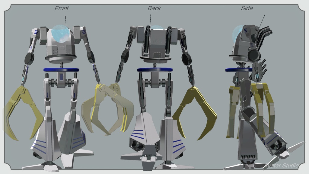 ロボットアバター『クラッシャー(Crusher)』(VRC想定)