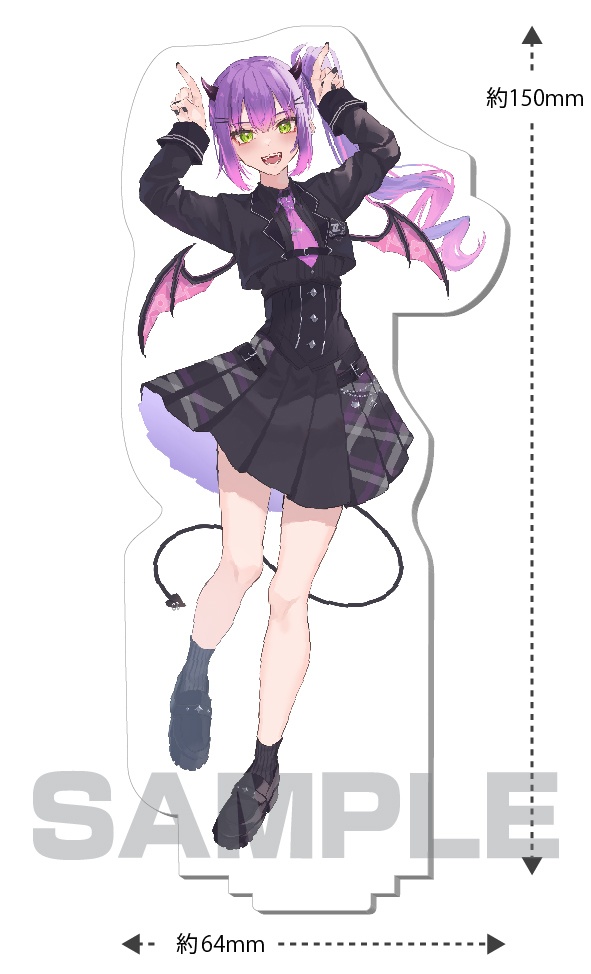 【非公式】アクリルフィギュア-常闇トワ(制服衣装)-第二版