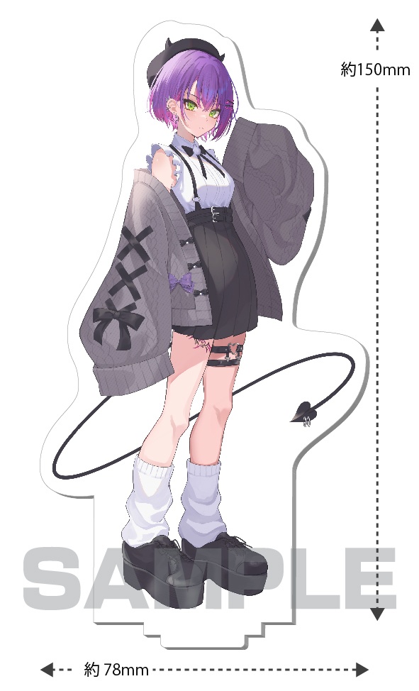 【非公式】アクリルフィギュア‐常闇トワ(ガーリー衣装)‐第二版