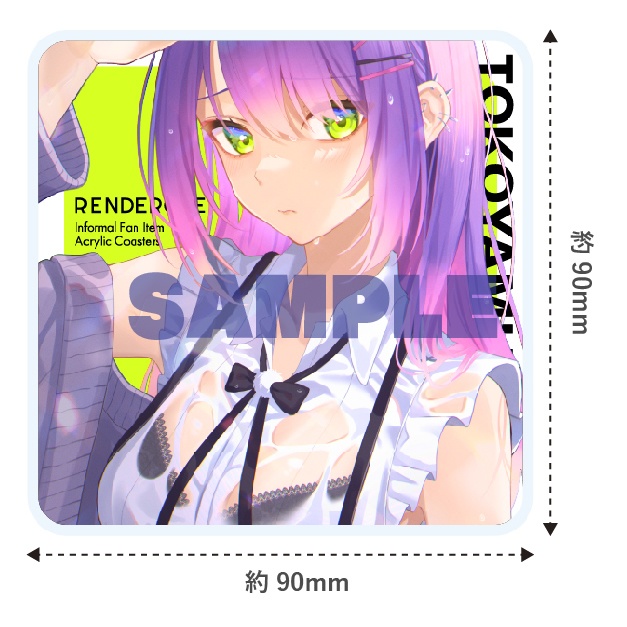 【非公式】アクリルコースター -常闇トワ