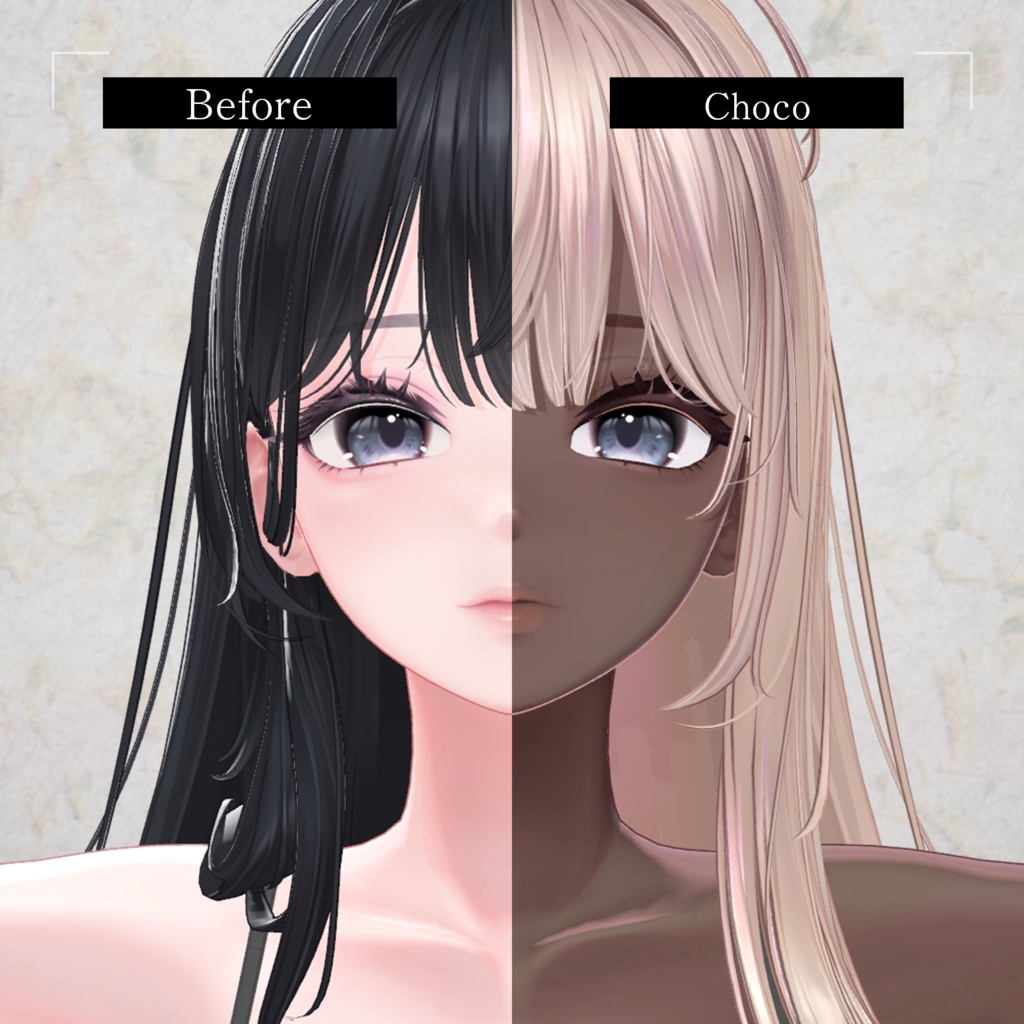 【海咲-Misaki-対応】Astral-Misaki ver-【Makeup&eye Texture】