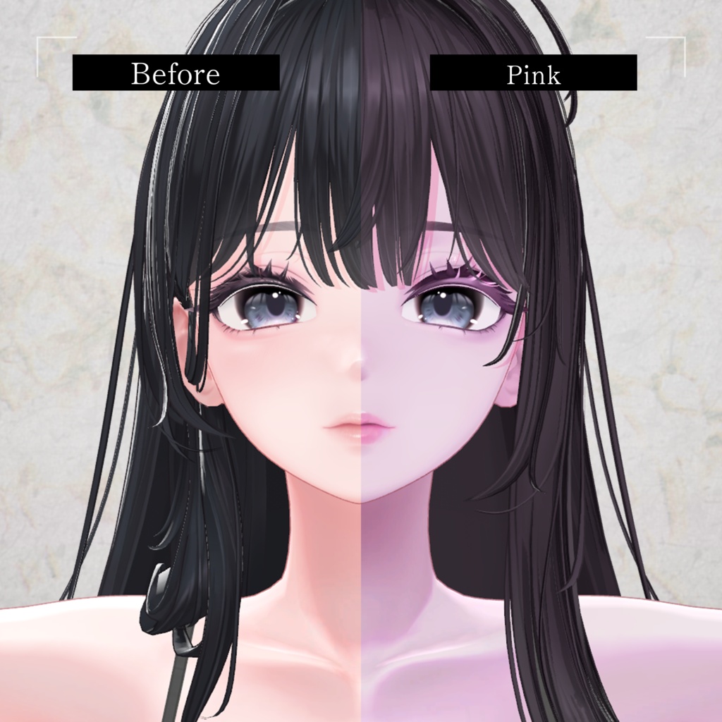 【海咲-Misaki-対応】Astral-Misaki ver-【Makeup&eye Texture】