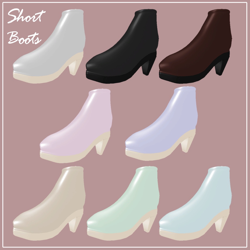【舞夜対応】ルーズソックス&ショートブーツ【衣装】