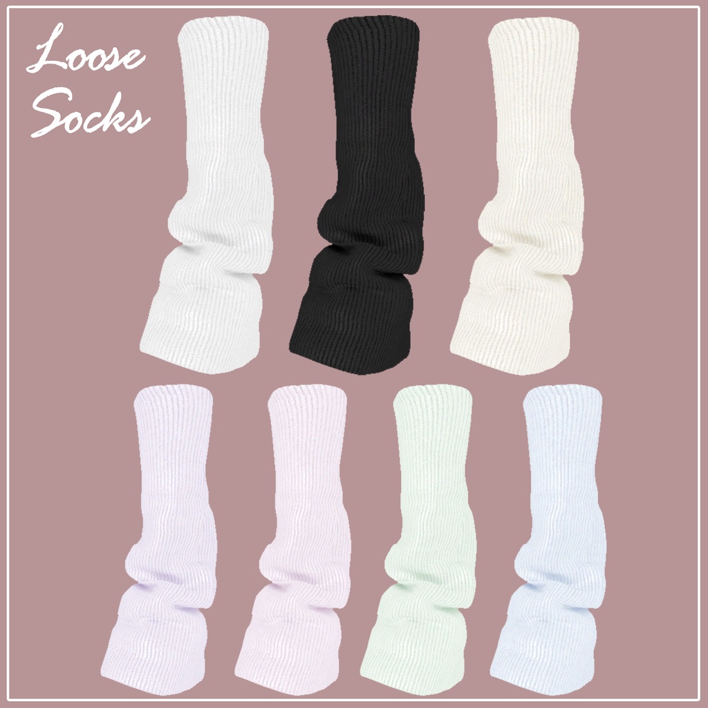 【舞夜対応】ルーズソックス&ショートブーツ【衣装】