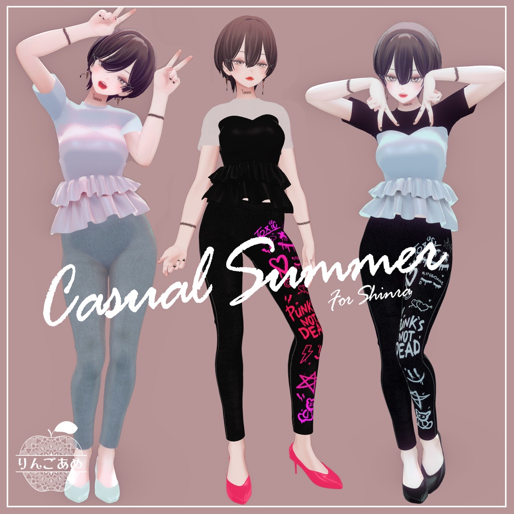 森羅対応】Casual Summer For Shinra【VRChat想定】