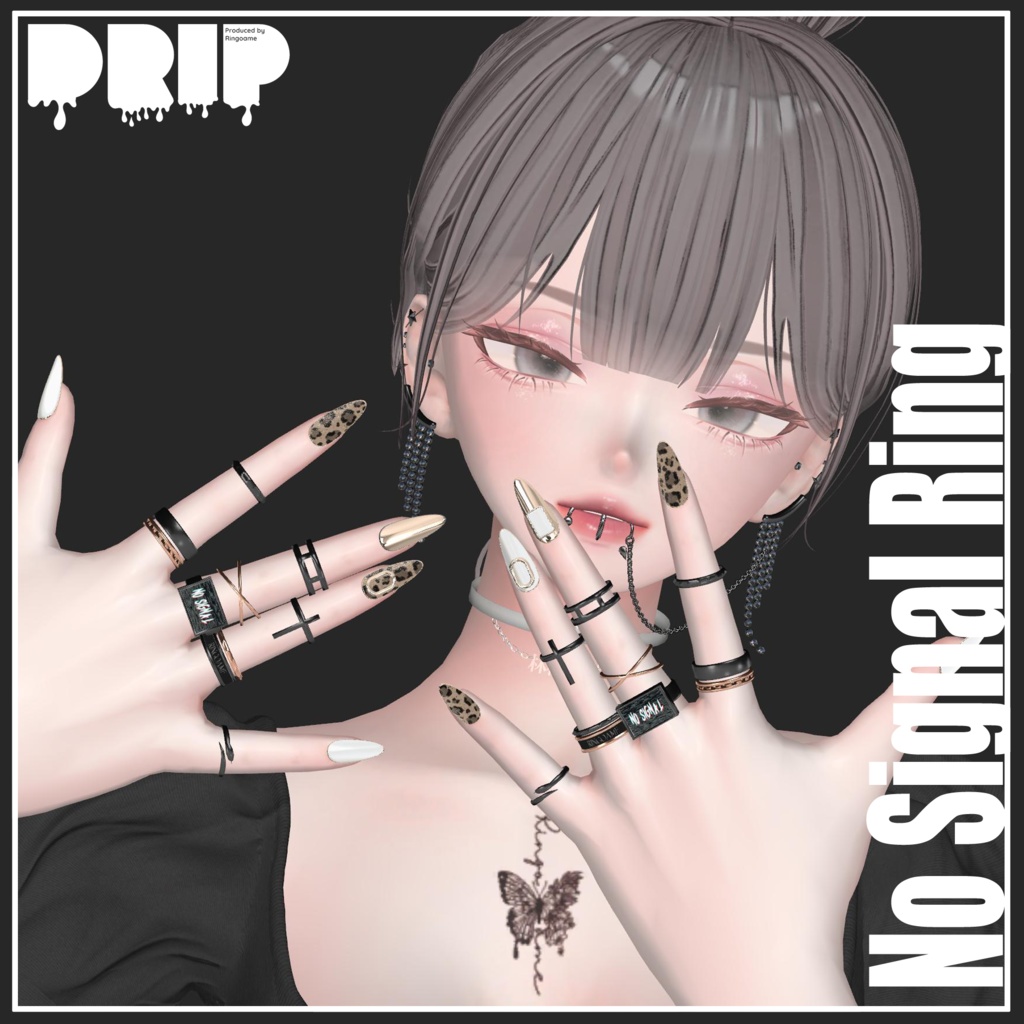 【VRChat想定】No Signal Ring【MA対応】