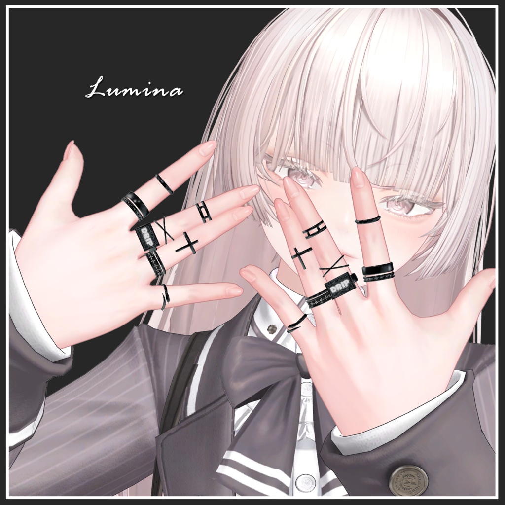 【VRChat想定】No Signal Ring【MA対応】