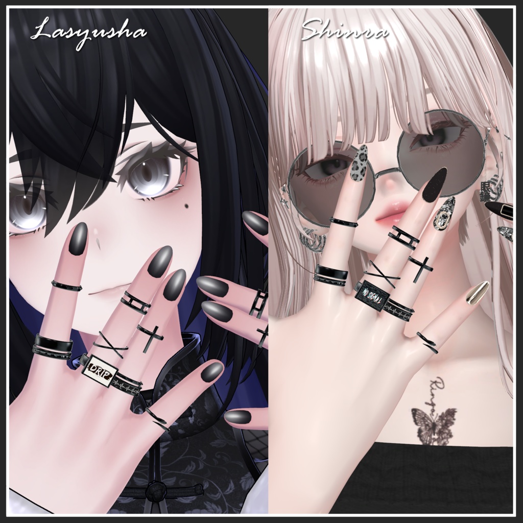 【VRChat想定】No Signal Ring【MA対応】