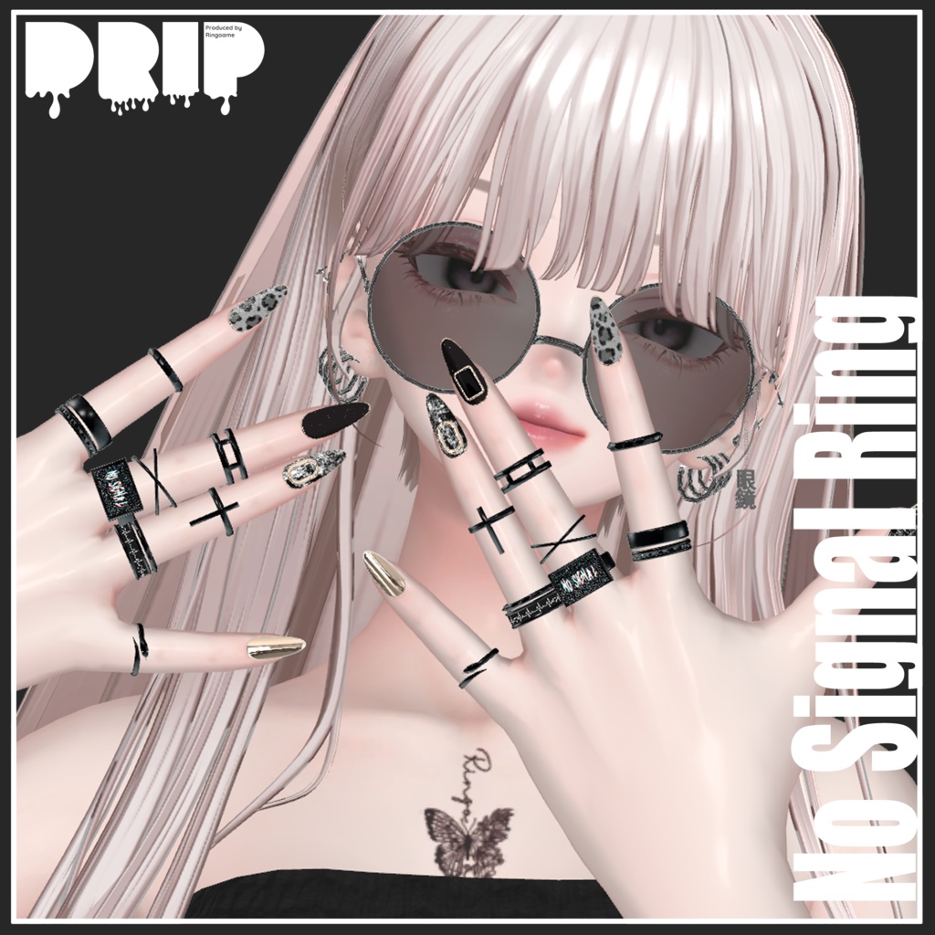 【VRChat想定】No Signal Ring【MA対応】