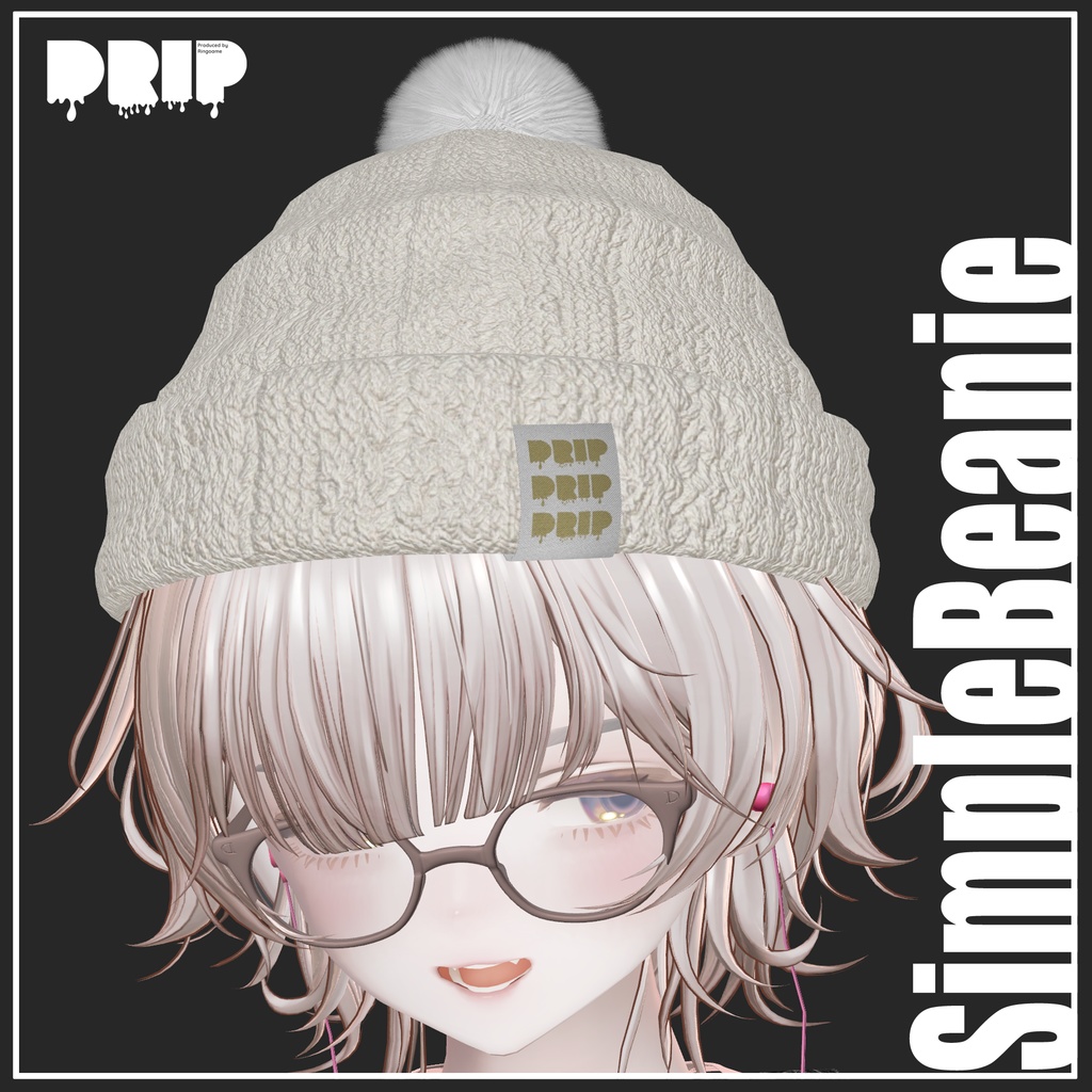 【VRChat想定】Simple Beanie【ニット帽】