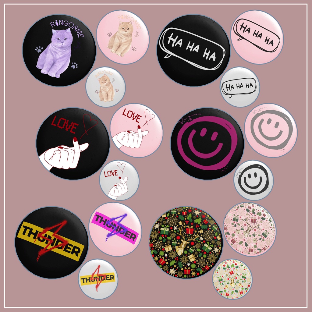 【VRChat想定】Badges For Beanie【缶バッジ】 - DRIP - BOOTH