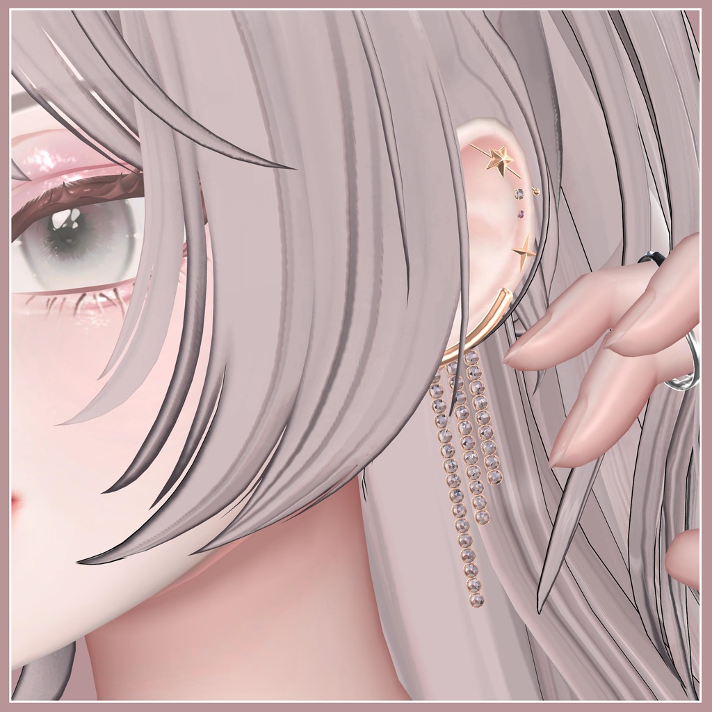 【VRChat想定】Holy night jewelry【PB設定済】