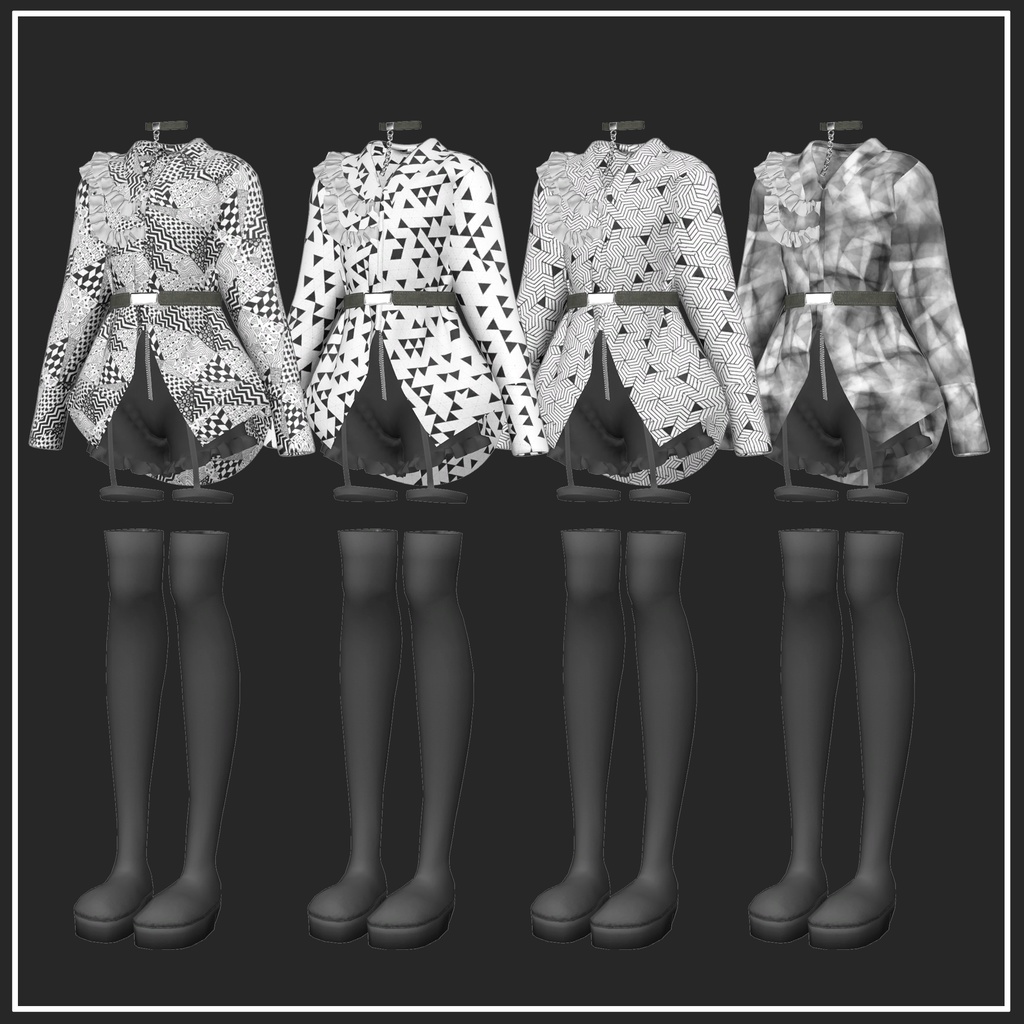 【Julius/Yegi対応】Royal Dress【VRChat想定】