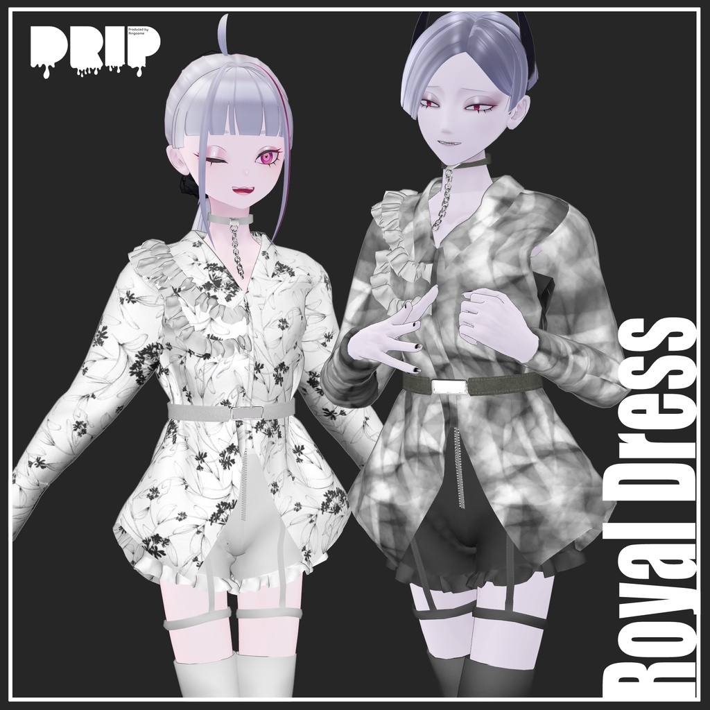 【Julius/Yegi対応】Royal Dress【VRChat想定】