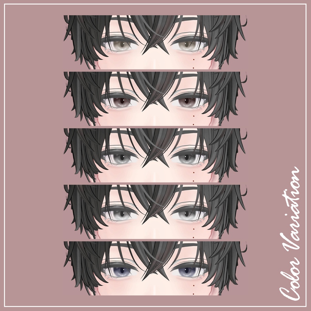 【狛乃対応】Nuance Makeup & Eye texture For komano【VRChat想定】