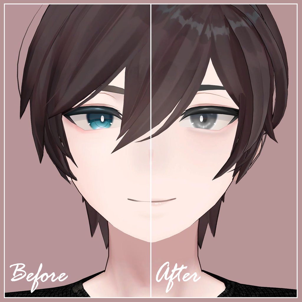 【碼希対応】Nuance Makeup & Eye texture For Maki【VRChat想定】