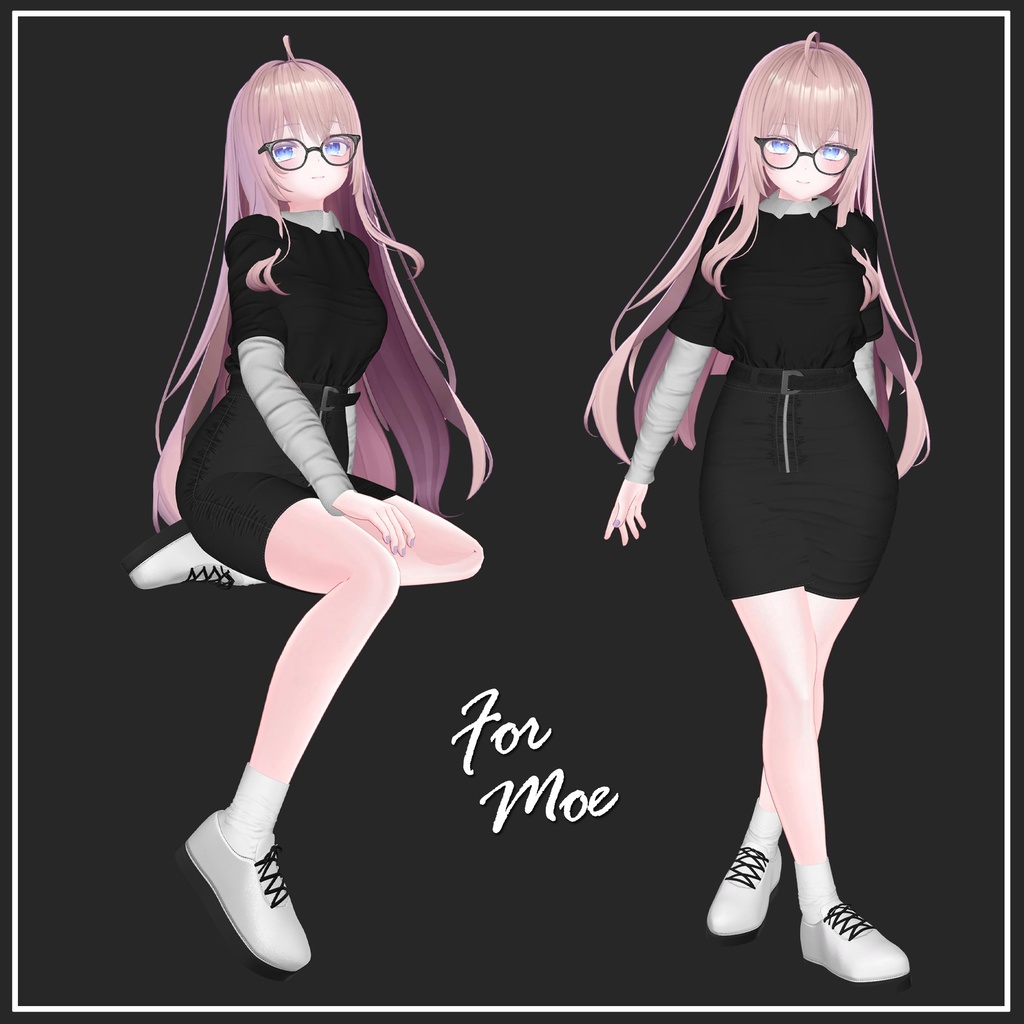 【複数アバター対応】TOMBOY OUTFIT【VRChat想定】