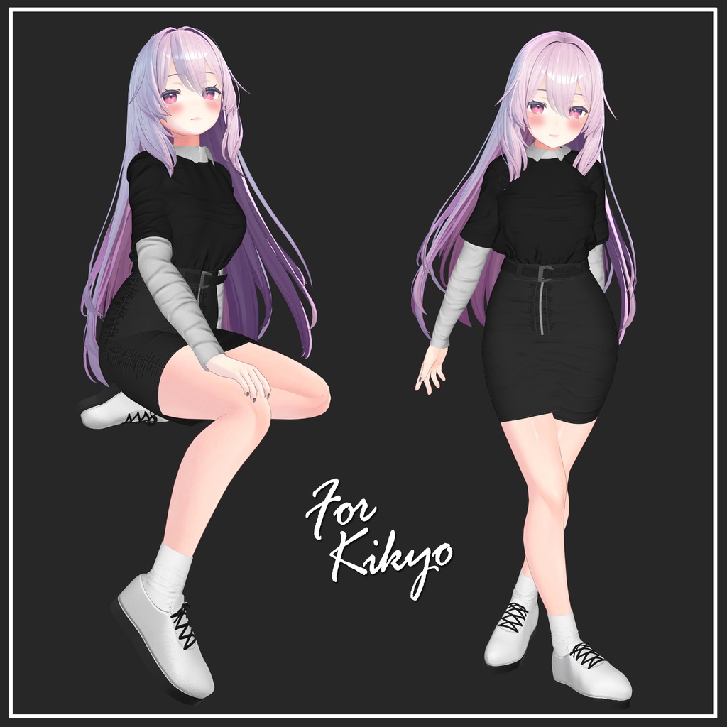 【複数アバター対応】TOMBOY OUTFIT【VRChat想定】