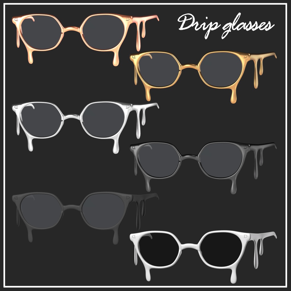 【VRChat想定】DRIP Accessory【アクセサリー】