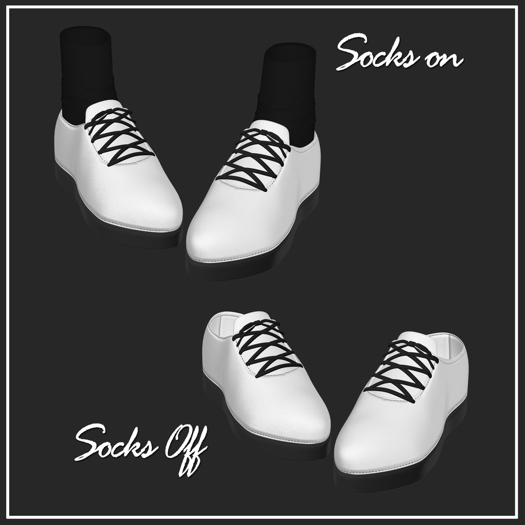 【複数アバター対応】Sneakers【VRChat想定】