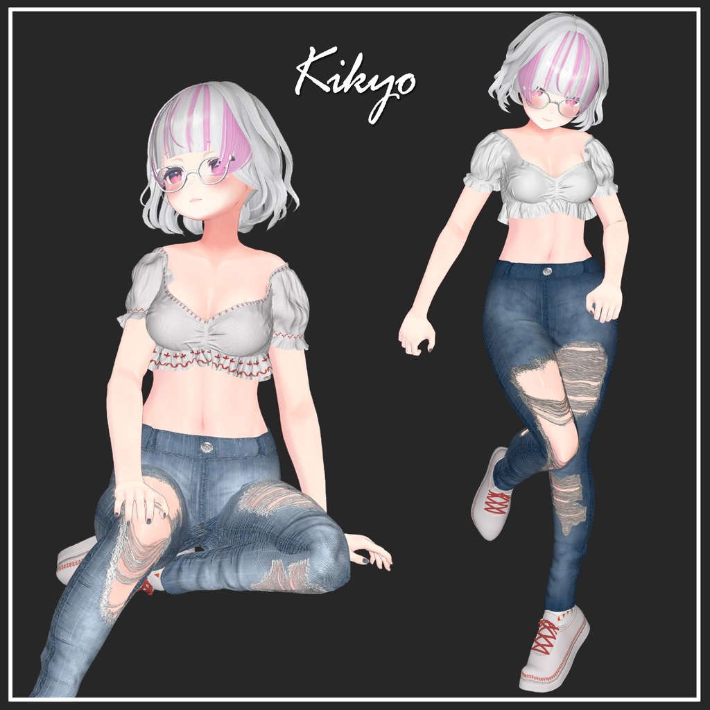 📣Black Friday SALE📣~11/30まで【複数アバター対応】Springy Denim【VRChat想定】