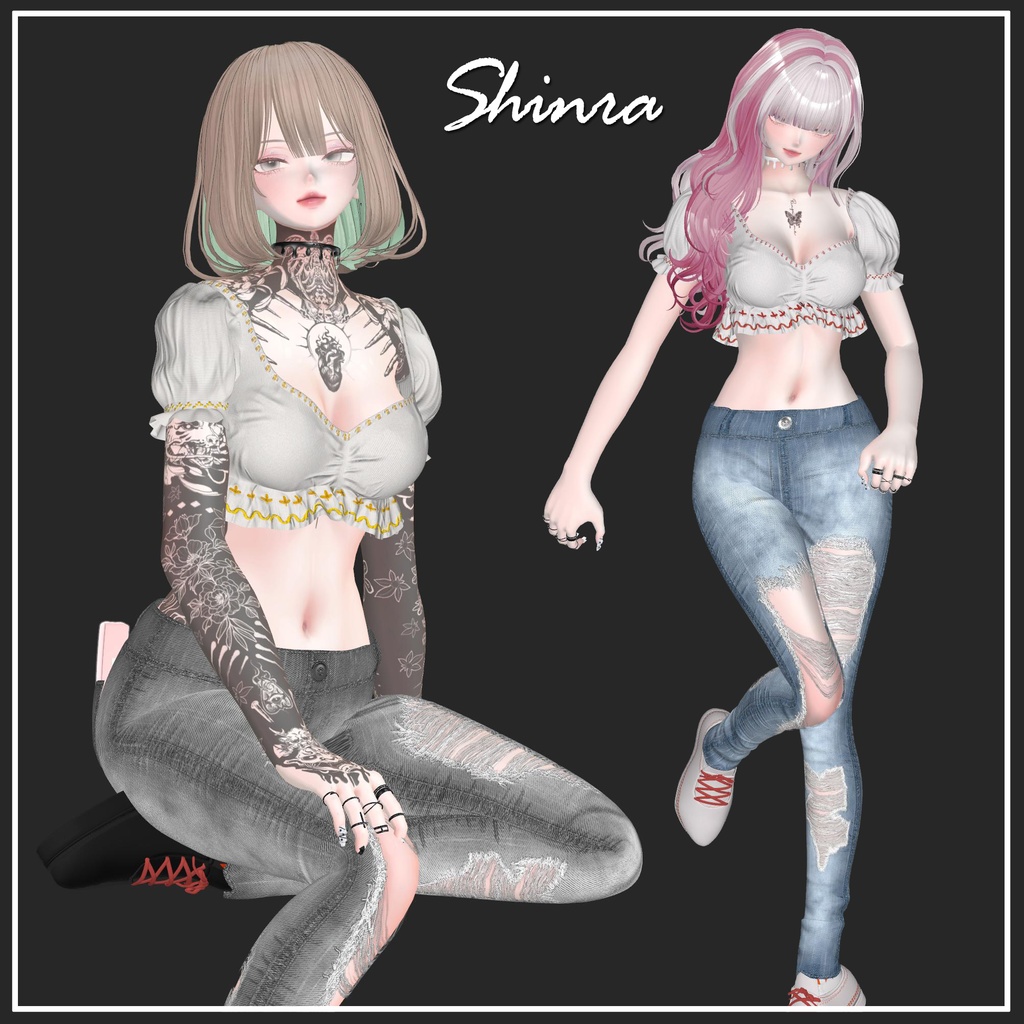 📣Black Friday SALE📣~11/30まで【複数アバター対応】Springy Denim【VRChat想定】