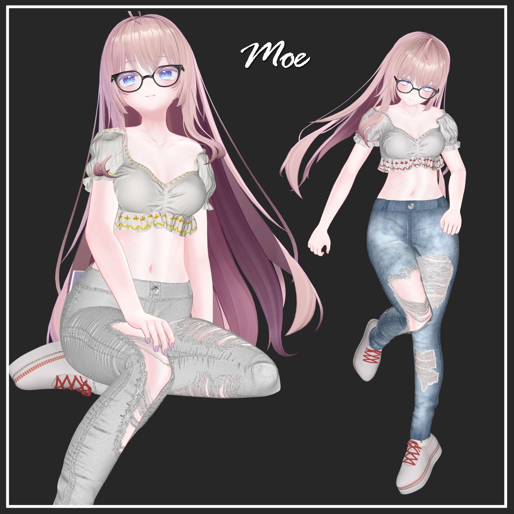 📣Black Friday SALE📣~11/30まで【複数アバター対応】Springy Denim【VRChat想定】